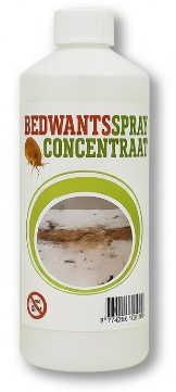 BWS navulfles 1 liter - bedwants spray of bedwants concentraat